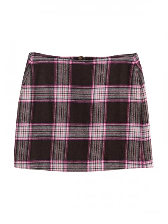 Foto van product Next Rok donkerbruin / pink / wit