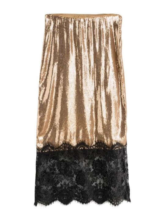 Foto van product Next Rok goud / zwart