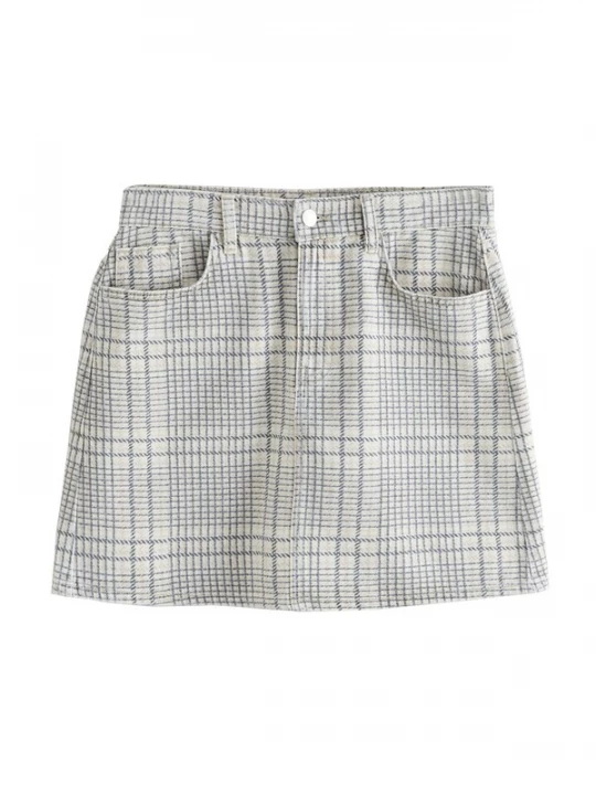 Foto van product Next Rok lichtbeige / navy / bessen