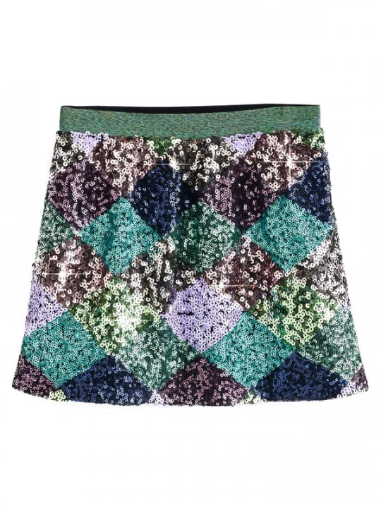 Foto van product Next Rok navy / groen / lichtgroen / sering