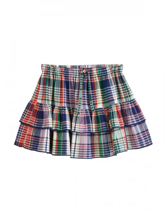 Foto van product Next Rok 'Rara' navy / donkergroen / rood / wit