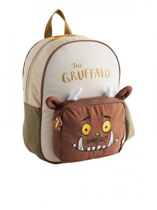 Foto van product Next Rugzak 'Gruffalo' taupe / bruin / donkergeel / olijfgroen