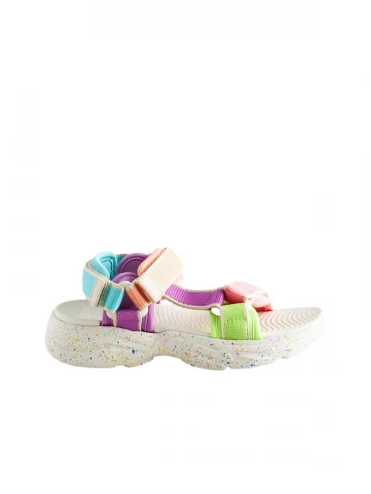 Foto van product Next Sandalen azuur / neongroen / lila / offwhite