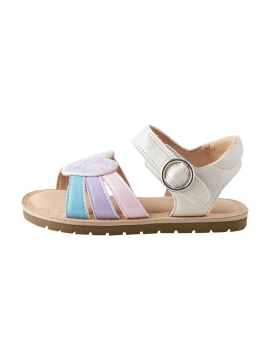Foto van product Next Sandalen 'Herz' hemelsblauw / sering / rosa / wit