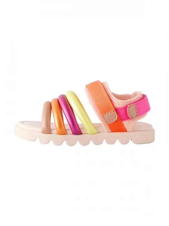 Foto van product Next Sandalen crème / citroen / oranje / donkerroze
