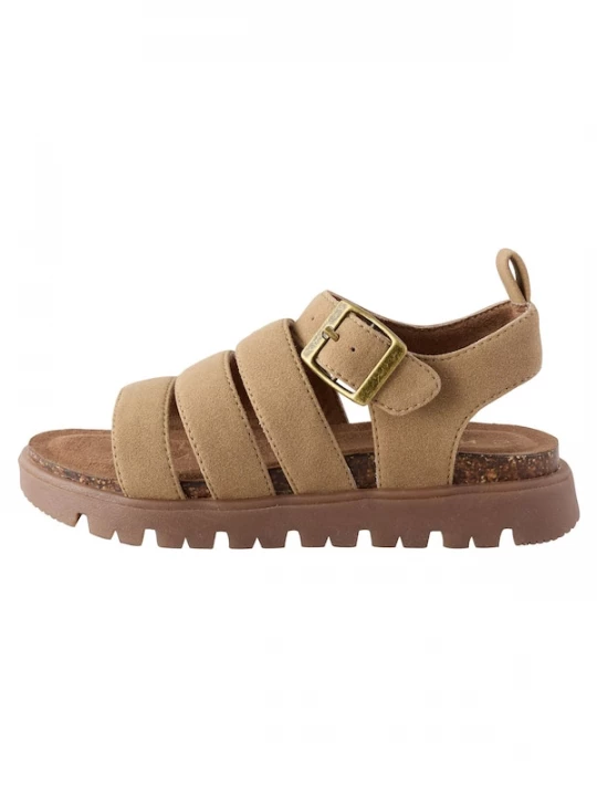 Foto van product Next Sandalen 'Korksohle' bruin / goud
