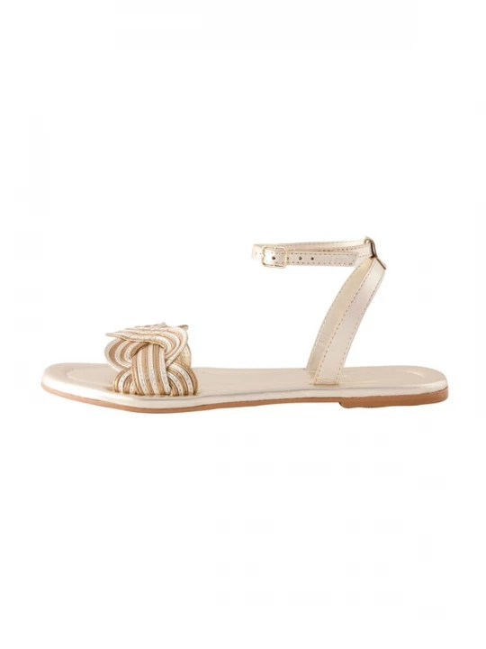 Foto van product Next Sandalen met riem beige / goud