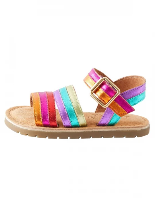 Foto van product Next Sandalen turquoise / goud / lila / donkerrood