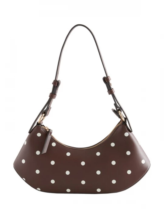 Foto van product Next Schoudertas chocoladebruin / wit