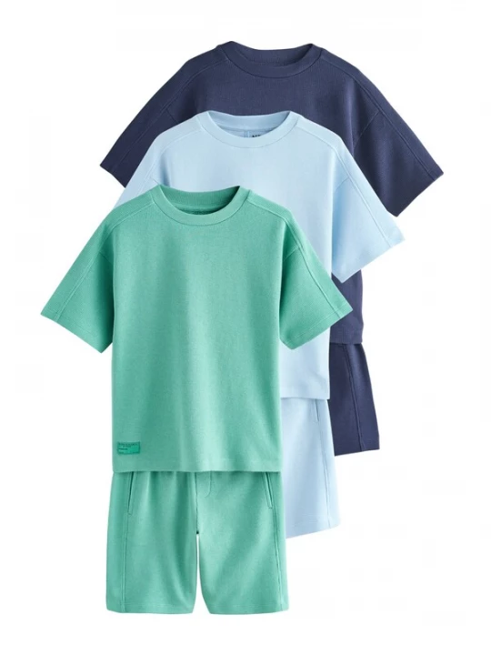 Foto van product Next Set navy / hemelsblauw / groen