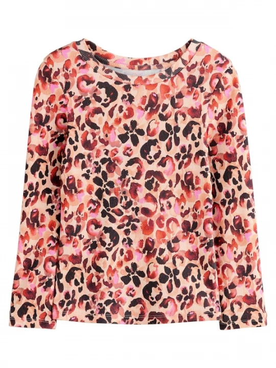 Foto van product Next Shirt abrikoos / eosine / rood / zwart