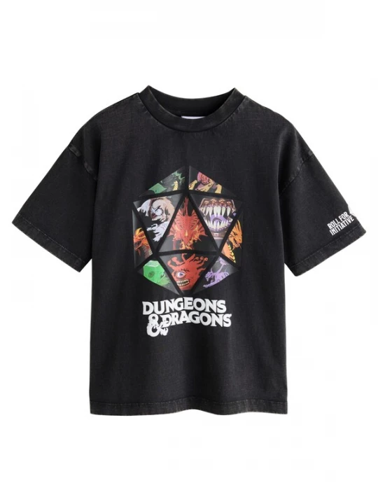 Foto van product Next Shirt antraciet / lichtgroen / lichtlila / lichtoranje / natuurwit