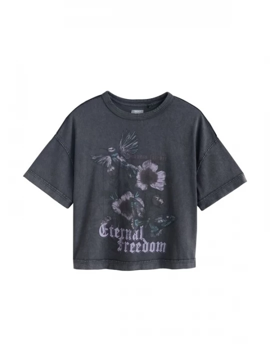 Foto van product Next Shirt antraciet / petrol / sering