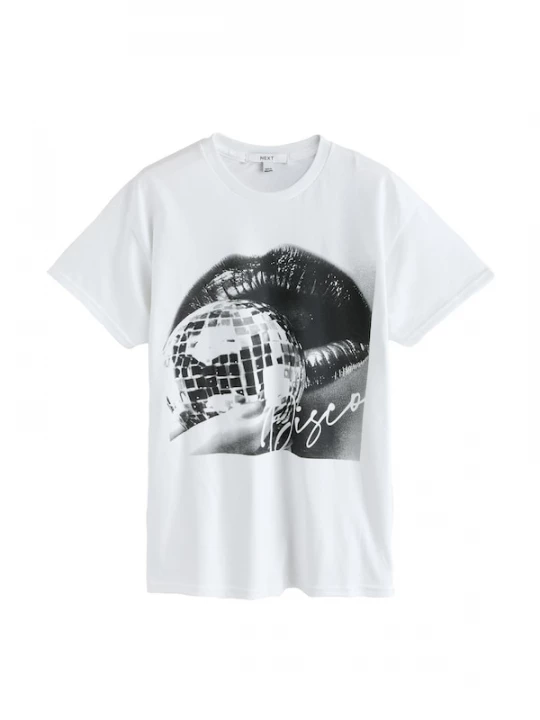 Foto van product Next Shirt antraciet / zwart / wit