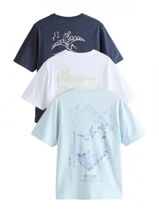 Foto van product Next Shirt 'Artist' navy / lichtgroen / wit