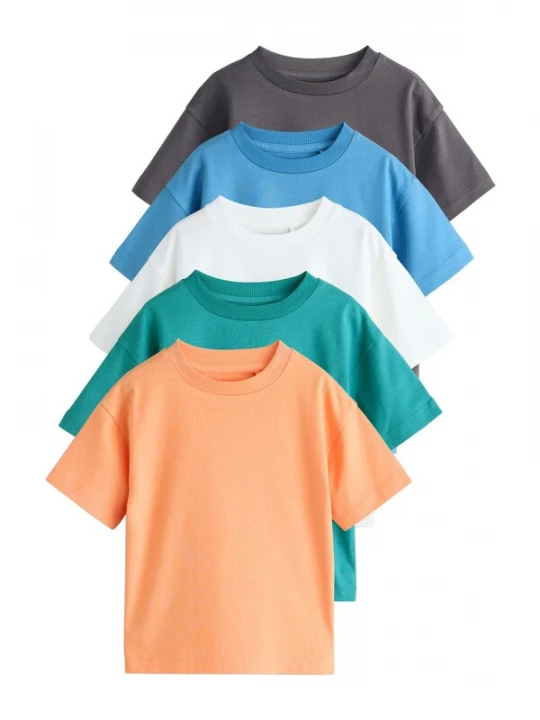 Foto van product Next Shirt azuur / donkergrijs / petrol / abrikoos / wit