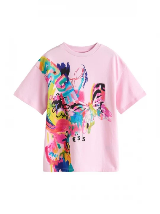 Foto van product Next Shirt azuur / geel / pink / rosa