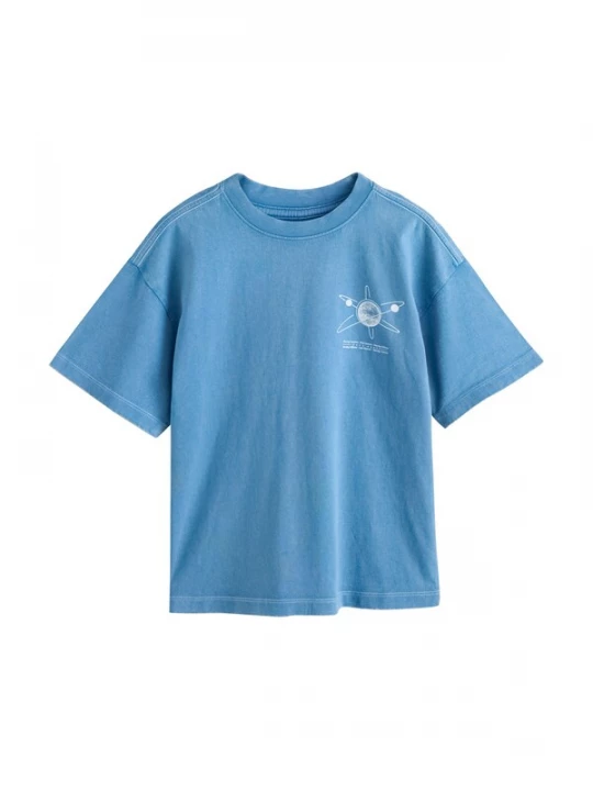 Foto van product Next Shirt azuur / wit