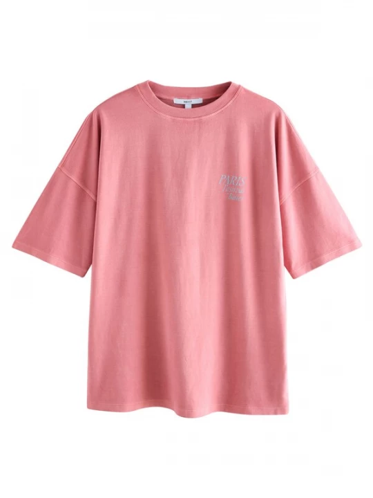 Foto van product Next Shirt 'Ballerina' lichtblauw / pitaja roze / wit