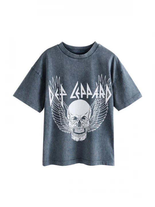 Foto van product Next Shirt basaltgrijs / wit