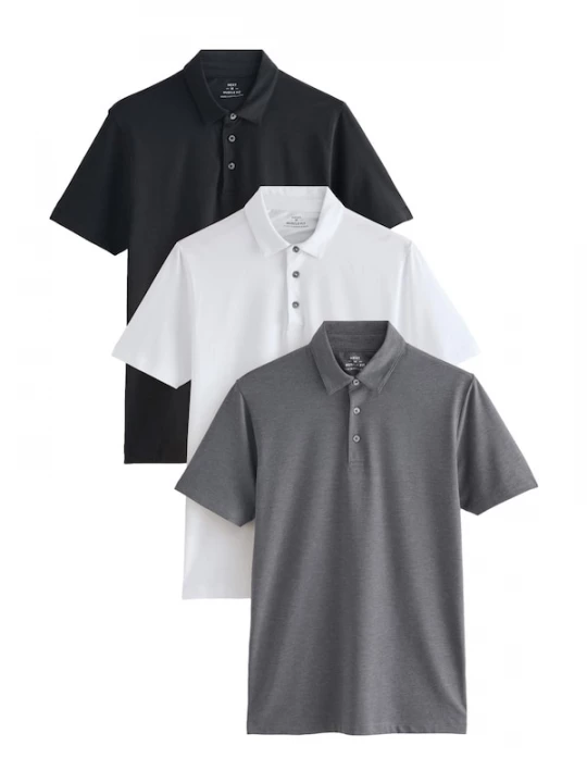 Foto van product Next Shirt basaltgrijs / zwart / wit
