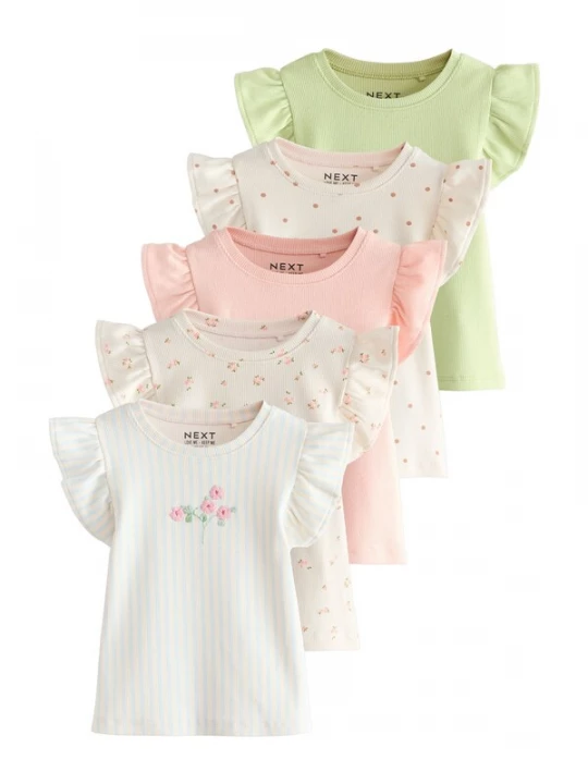 Foto van product Next Shirt beige / appel / lichtroze / wit