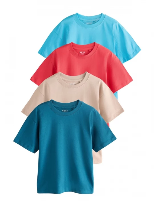Foto van product Next Shirt beige / azuur / petrol / rood