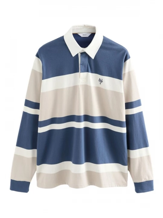 Foto van product Next Shirt beige / blauw / wit