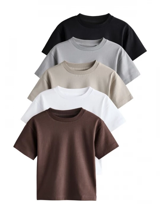 Foto van product Next Shirt beige / bruin / grijs / zwart / wit