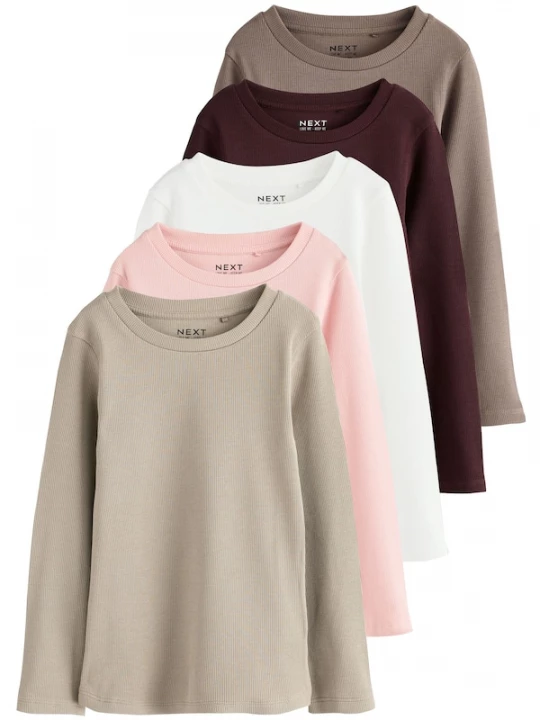 Foto van product Next Shirt beige / lichtbruin / lichtroze / donkerrood / wit