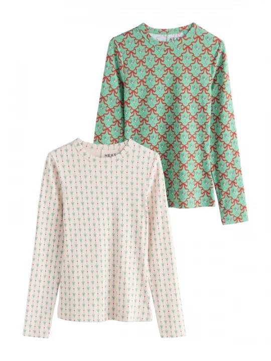Foto van product Next Shirt beige / lichtgroen