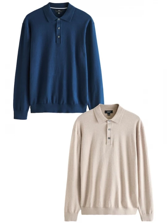 Foto van product Next Shirt beige / navy