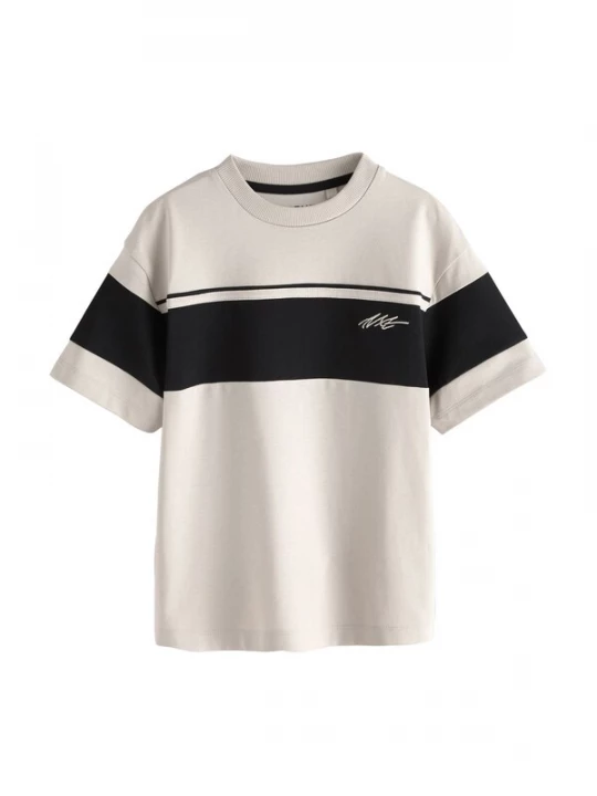 Foto van product Next Shirt beige / zwart