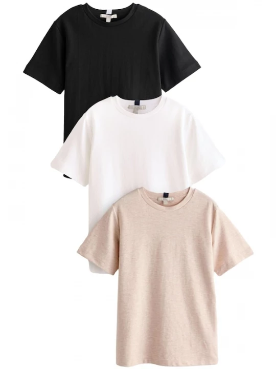 Foto van product Next Shirt beige / zwart / wit