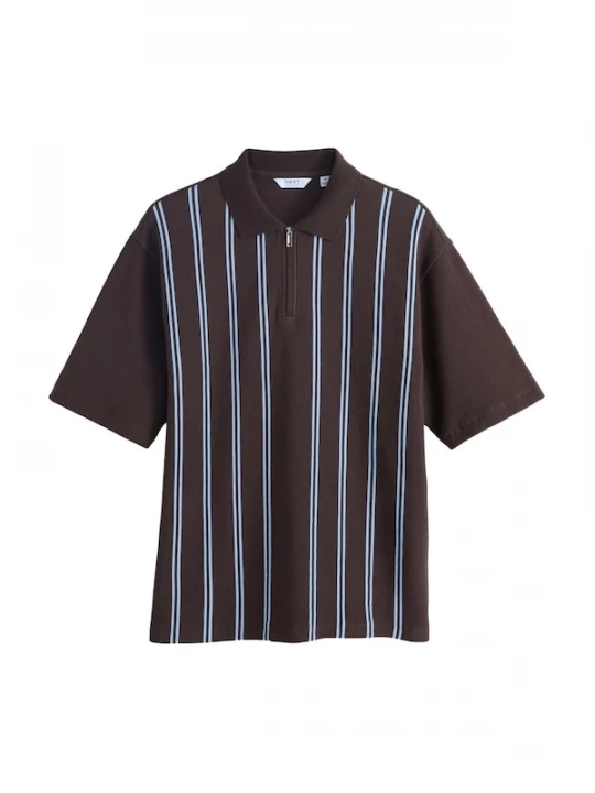Foto van product Next Shirt blauw / chocoladebruin