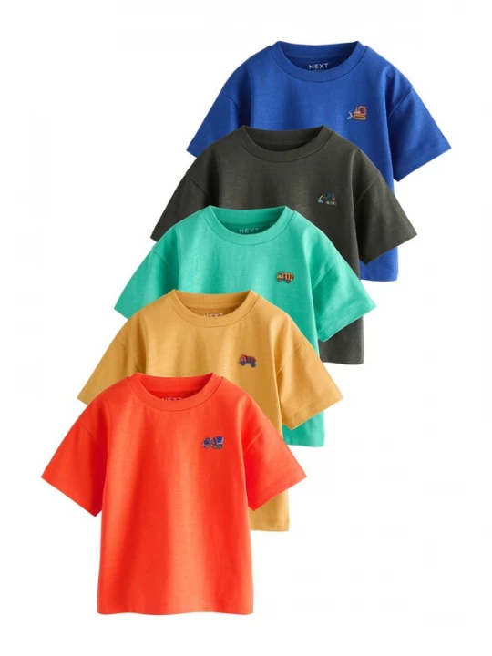 Foto van product Next Shirt blauw / curry / groen / kreeft