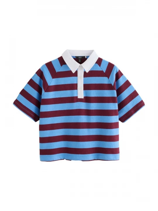Foto van product Next Shirt blauw / cyclaam / wit
