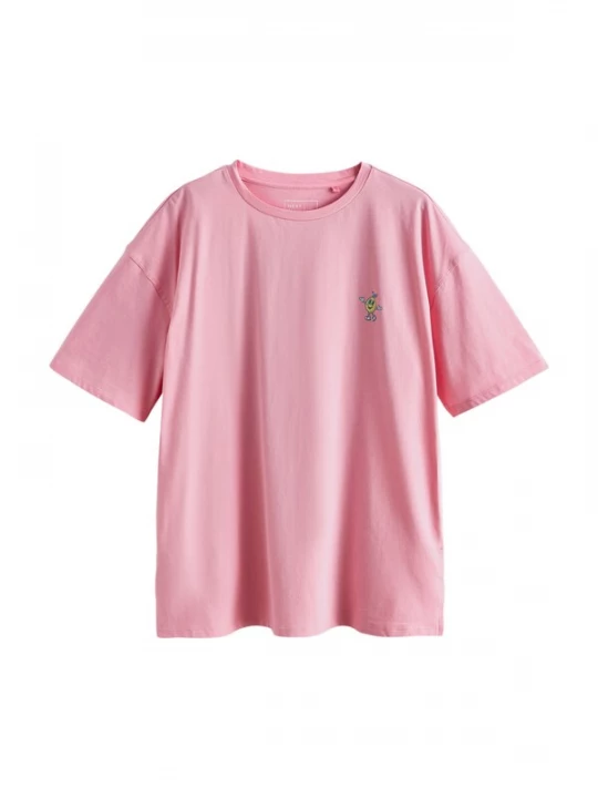Foto van product Next Shirt blauw / geel / lichtroze / wit