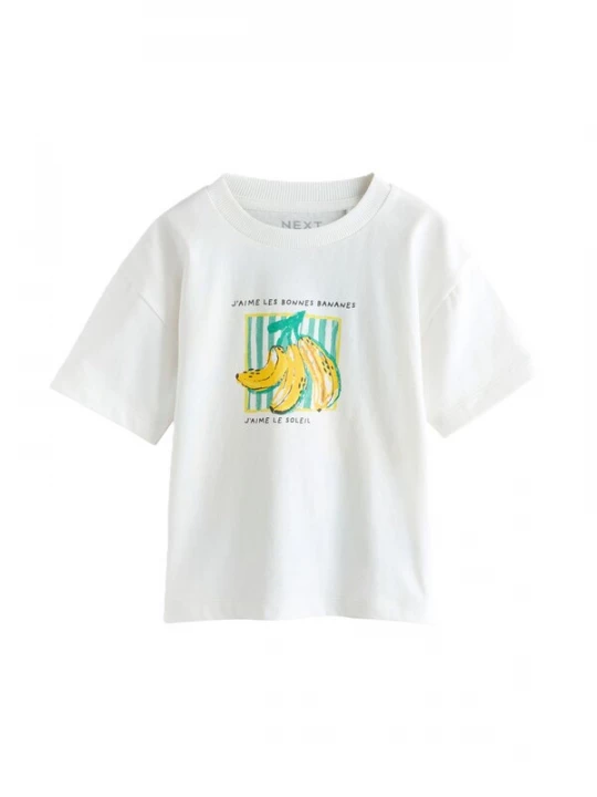 Foto van product Next Shirt blauw / geel / wit