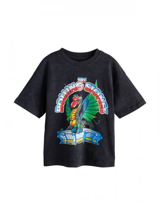 Foto van product Next Shirt blauw / grasgroen / zwart / wit