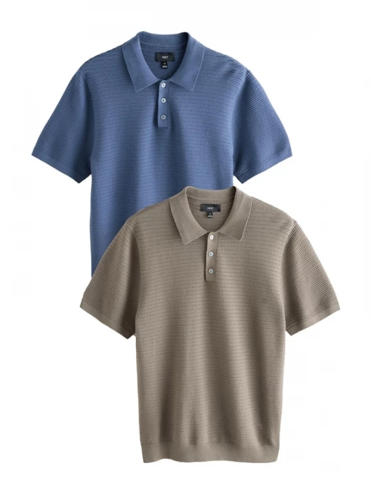 Foto van product Next Shirt blauw / greige