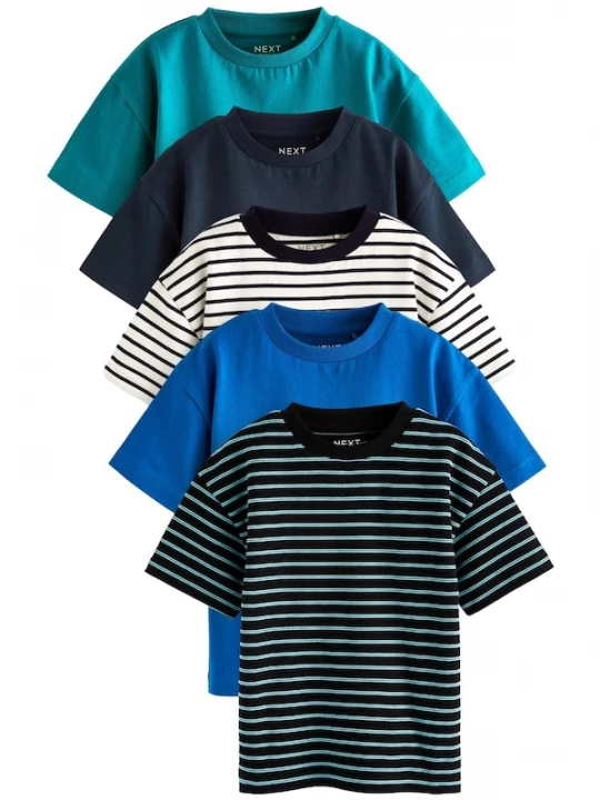 Foto van product Next Shirt blauw / groen / wit