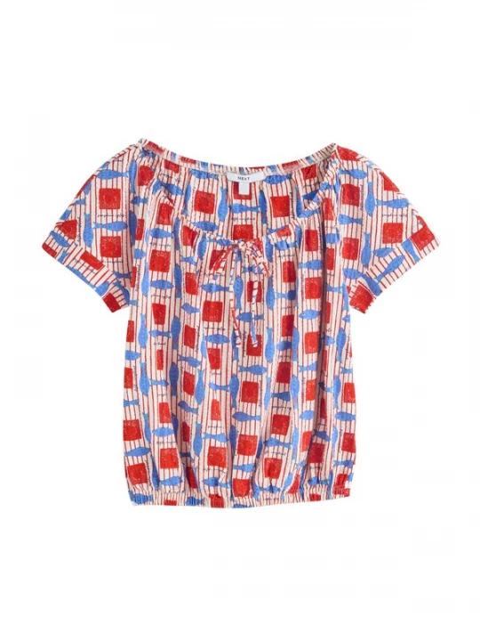 Foto van product Next Shirt blauw / rood