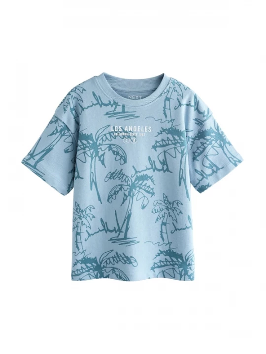 Foto van product Next Shirt blauw / lichtblauw
