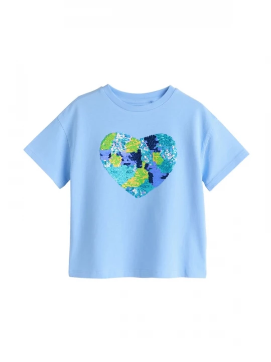 Foto van product Next Shirt blauw / lichtblauw / riet / violetblauw