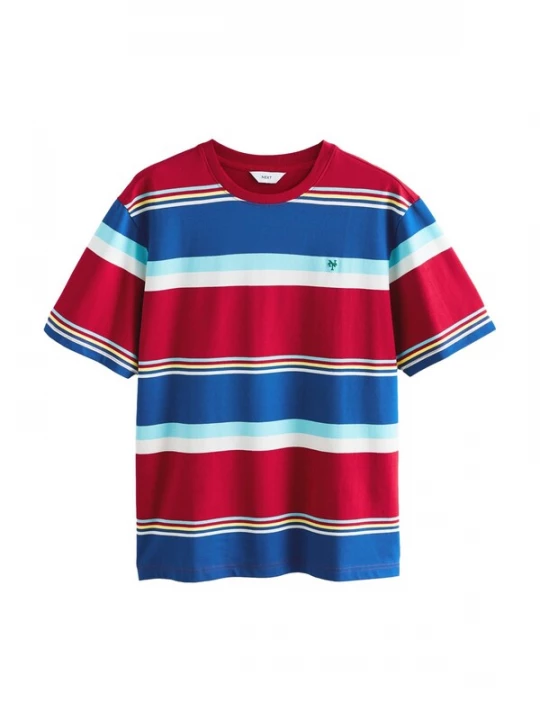Foto van product Next Shirt blauw / lichtblauw / rood / wit