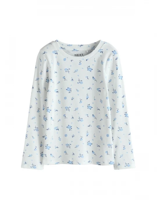 Foto van product Next Shirt blauw / lichtblauw / wit