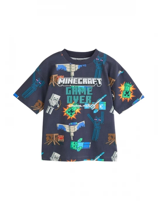 Foto van product Next Shirt blauw / navy / lichtblauw / limoen