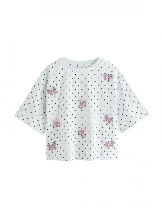 Foto van product Next Shirt blauw / offwhite