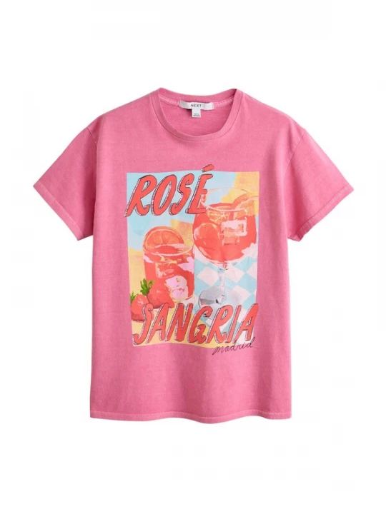 Foto van product Next Shirt blauw / pink